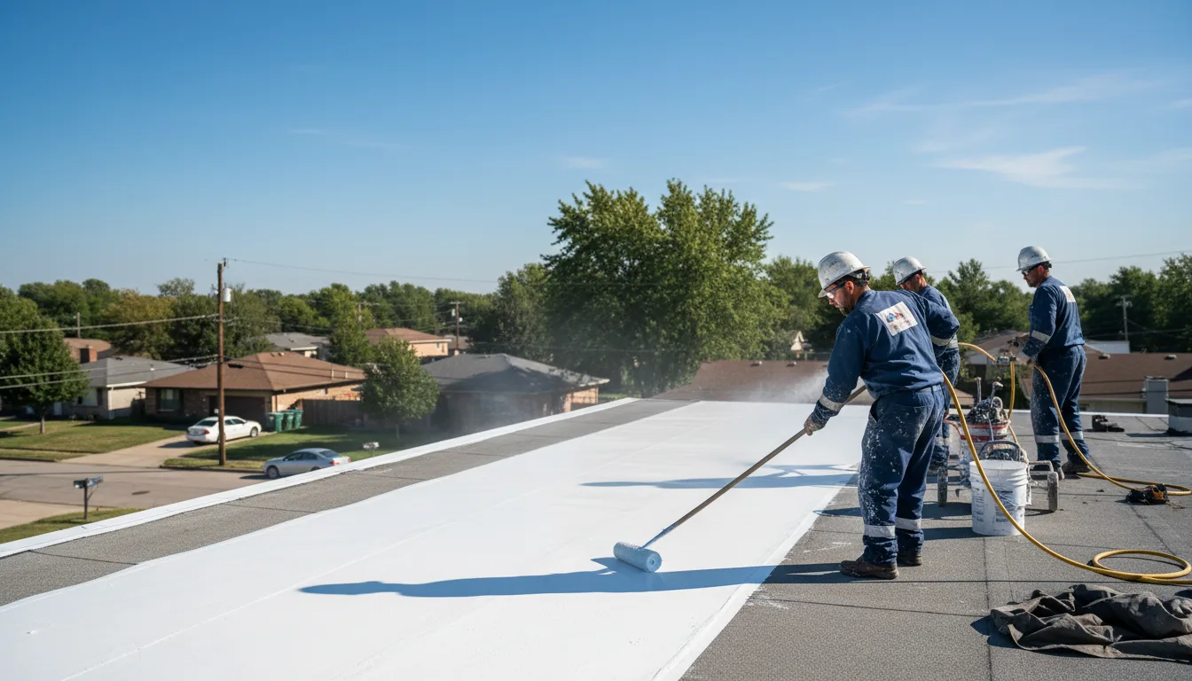 Commercial roof coating in Sloan, IA near me